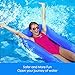 ludtom Inflatable Pool Floats Water Hammock for Adults 440lb Capacity Pool Float Swimming Pool Lounger No Pump Needed with Compact Carry Bag【2019 Upgraded】