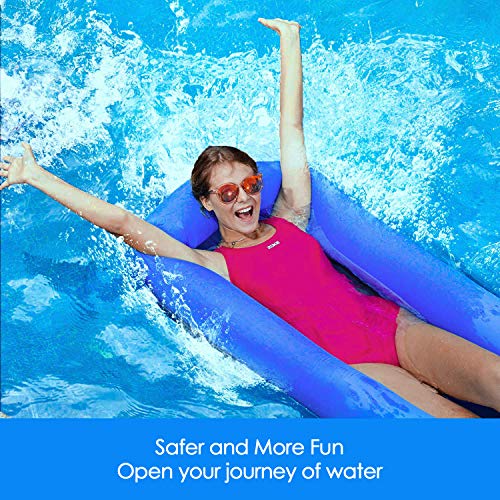 image for ludtom Inflatable Pool Floats Water Hammock for Adults 440lb Capacity 
