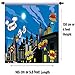 Superheros Photo Backdrop and Birthday Banner Superhero Party Supplies for Any Celebration - Superheroes Wall Decorations - Super Hero Cityscape for Boys or Girls