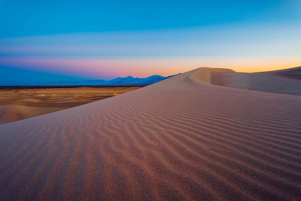 (Mountain Desert Dusk) Print Posters Art Printed Canvas Posters 16x24inch