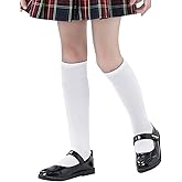 Century Star Girls Knee High Socks School Uniform Socks for Girls Boys Dress Sock Kids Stockings Seamless Sock Solid