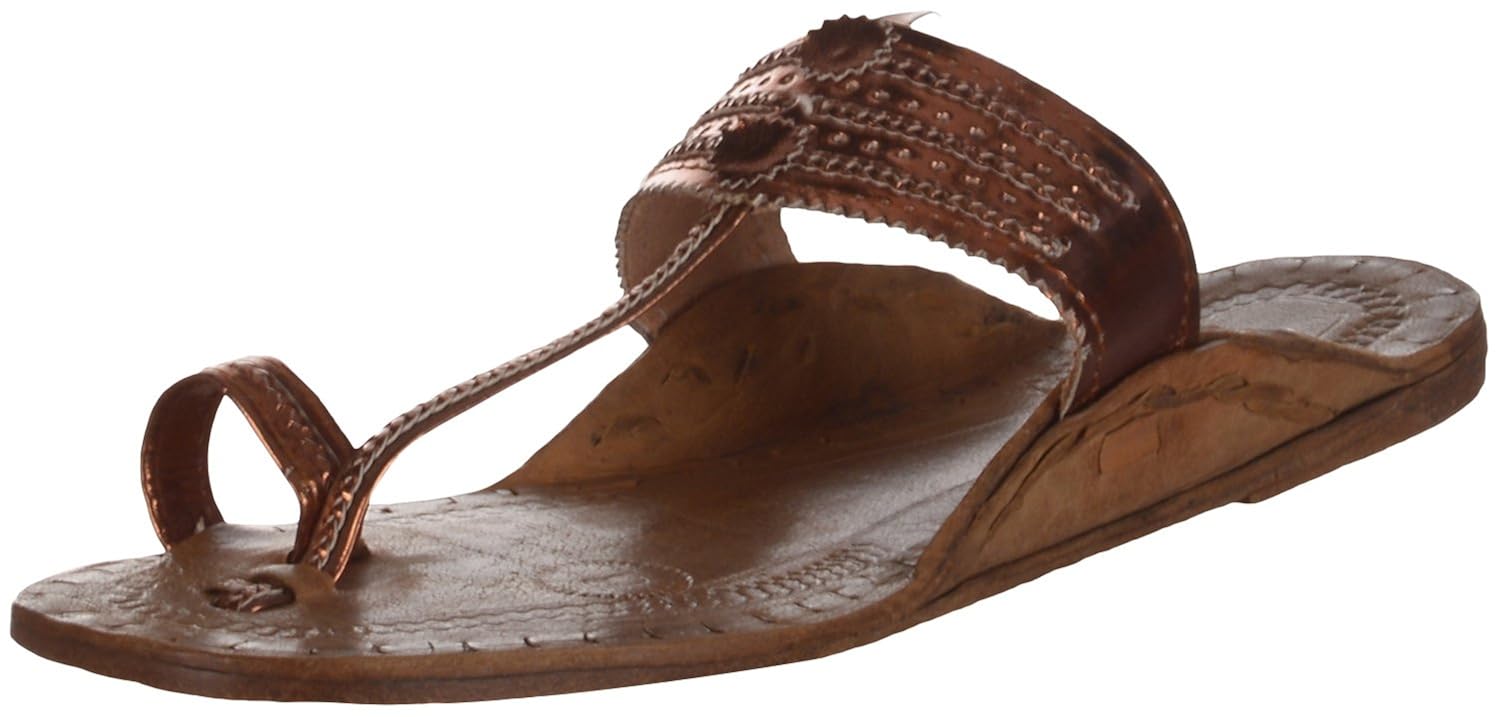 kolapuri centre women's leather ethnic sandals