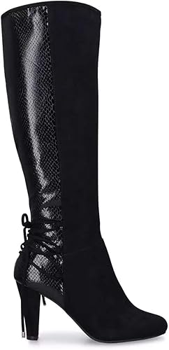 carvela long black boots