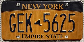 USA Nummernschild NEW YORK - US Kennzeichen LICENSE PLATE - Blechschild