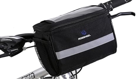 Neue ROSWHEEL Fahrradtasche Lenkradtasche Radtasche Rahmentasche für Mountainrad Lenkertasche