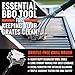 Grillaholics Grill Brush for Outdoor Grill - Safe Bristle Free BBQ Brush with Built-in Scraper – The Perfect Grilling Accessory for Cleaner Grilling