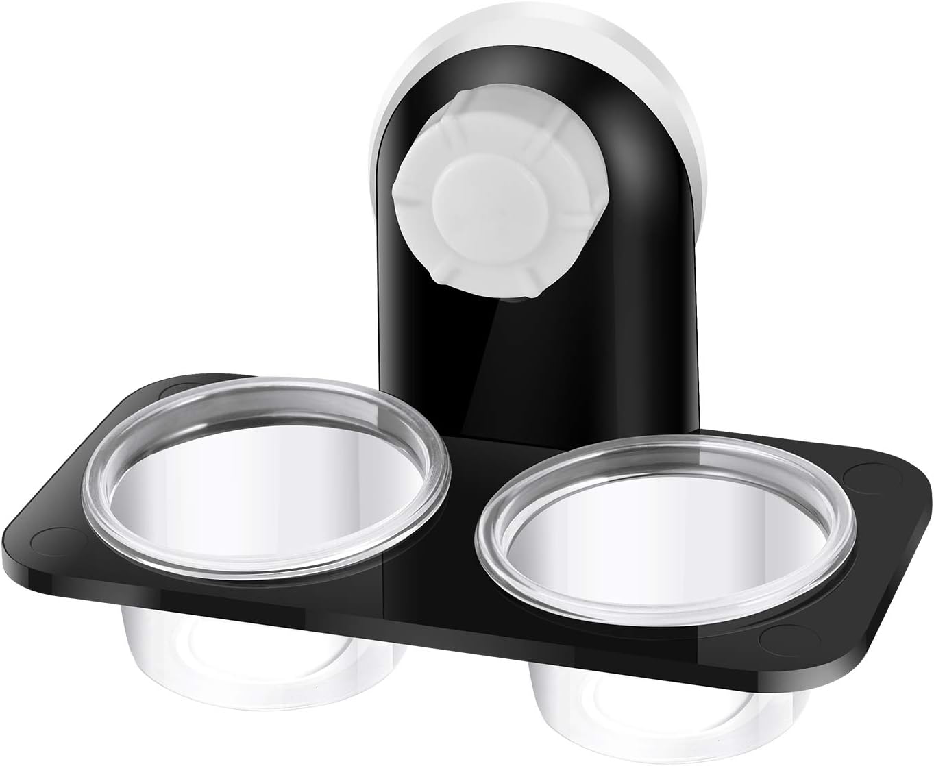 POPETPOP Reptile Water Food Bowl with Plastic Cup Holder, tortoise food bowl, Gecko Feeder Bowls, tortoise water dish