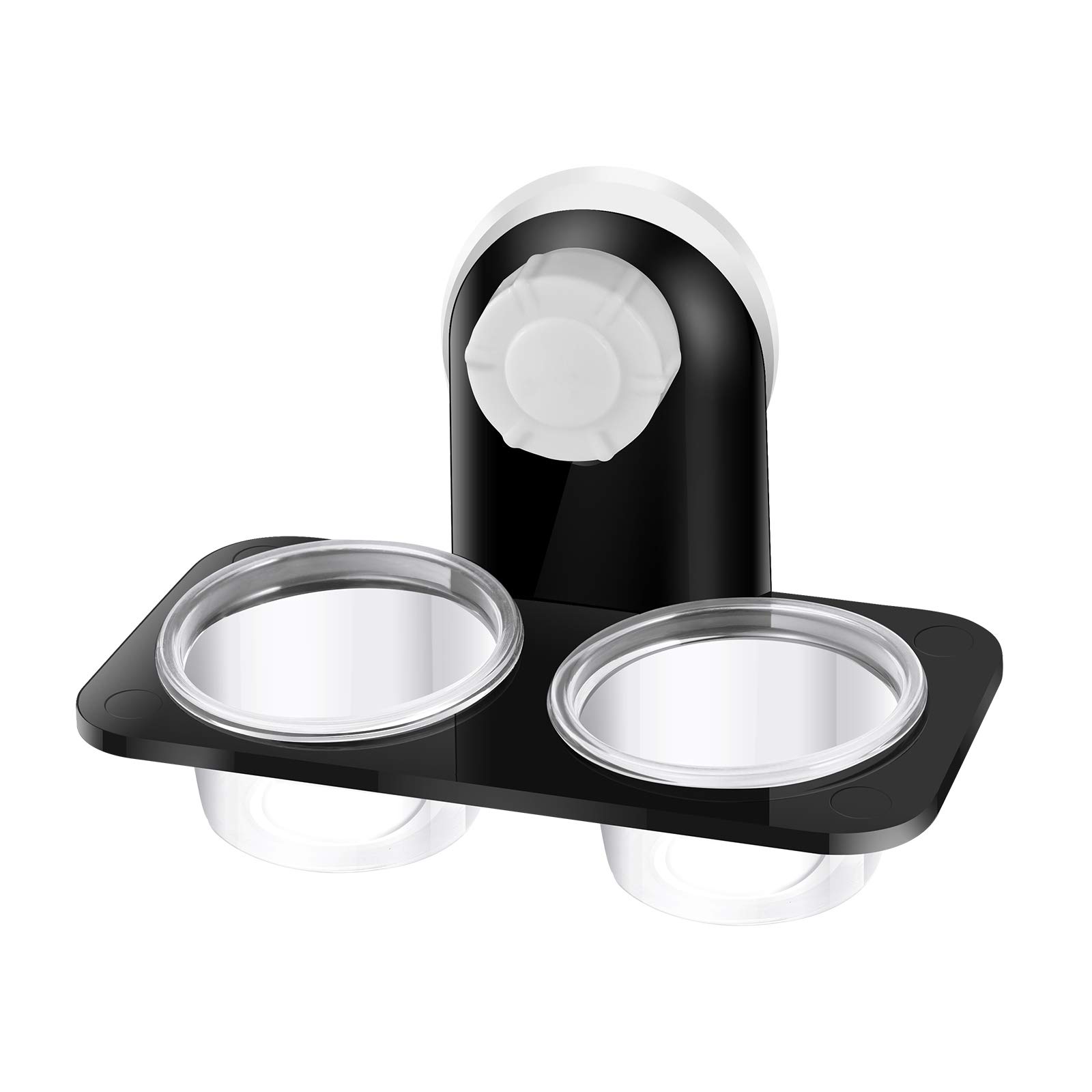 POPETPOP Reptile Water Food Bowl with Plastic Cup Holder - tortoise food bowl, Gecko Feeder Bowls, tortoise water dish, Feeding Dish for Bearded Dragon,Turtles,Iguana,Tortoises