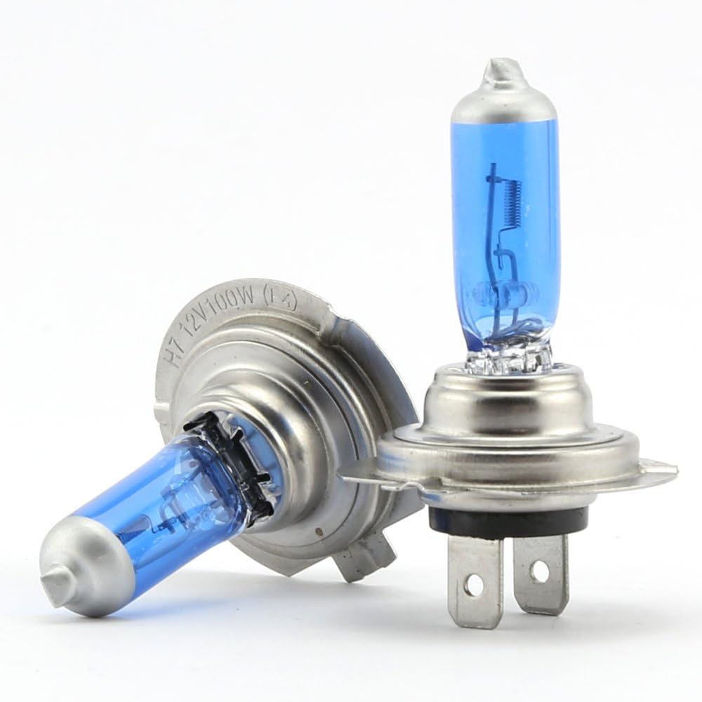 2 x H7 100W Car Headlight Bulb Halogen Light Traffic Lights Car Lamp Fog 12V Xenon White Light