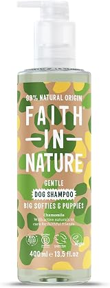 Faith In Nature Chamomile Dog Shampoo 400ml Vegan Cruelty Free SLS Silicones