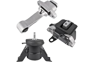 NEWZQ Hydraulic Front Motor Mount & Trans Mount Set 3PCS Replacement for Hyundai Sonata 2015-2019 Kia Optima 2016-2020 10047