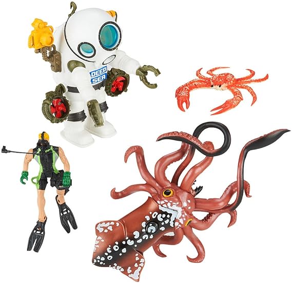 Animal Deep Sea Giant Squid Adventure Playset (with Animal Deep Sea Giant Squid Adventure Playset (with