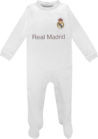 Real Madrid - Pelele oficial para bebés - Con los colores de la ...