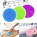 Silicone Dish Washing Brush，Food Grade Scrubber BPA Free，Multipurpose Kitchen Cleaning Sponges for Pot, Pan, Fruit and Vegetables (7 Pack),Lideemo