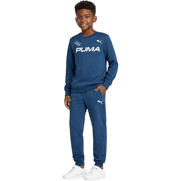 Amazon.com: PUMA Boys Sweatpants Set - 3 Piece Fleece Pullover
