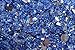 Exotic Fire Glass | Cobalt Blue Reflective Fire Pit Glass | 25 Pound Bag | Medium 1/2 Inch Glass Size | Perfect for Any Natural Gas or Propane Outdoor Fire Pit