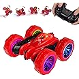 Upgraded Remote Control Car, Rechargeable RC Cars Toy All Terrain Off Road 4WD Double Sided Running Crawler, 360° Rotation & Flips 2.4GHz RC Stunt Car Birthday Gift for Boys & Girls Aged 3-12