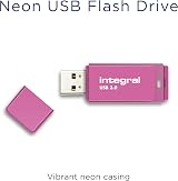 Integral 128GB Neon Pink USB 3.2 Gen 1 Flash Drive view 3