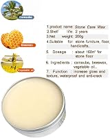 TooGet Stone Seasoning Beeswax Furniture Polish 7OZ for Marble Ceramic Tile view 2