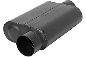 Flowmaster 8435419 Super 40 Series Delta Force 3.50" Offset In and Centre Out 16 Gauge 409S Stainless Steel Exhaust System