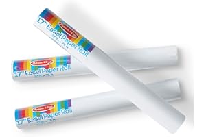 Melissa & Doug Deluxe Easel Paper Roll Replacement (17 inches x 75 feet) - 3-Pack - FSC CertifiedMelissa & Doug Deluxe Easel 