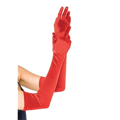 Leg Avenue Women's Long Satin Gloves