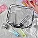 3Pcs Clear PVC Cosmetic Bag Organizer Toiletry Makeup Wash Bags Holiday Travel Pouch Set Doubtless Bay