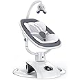 VaVaSoo Electric Baby Swing for Infants 6 Motion Automatic Newborn Baby Rockers for Girl & Boy with Remote Control, 5 Speed, 13 Melodies, Light Gray