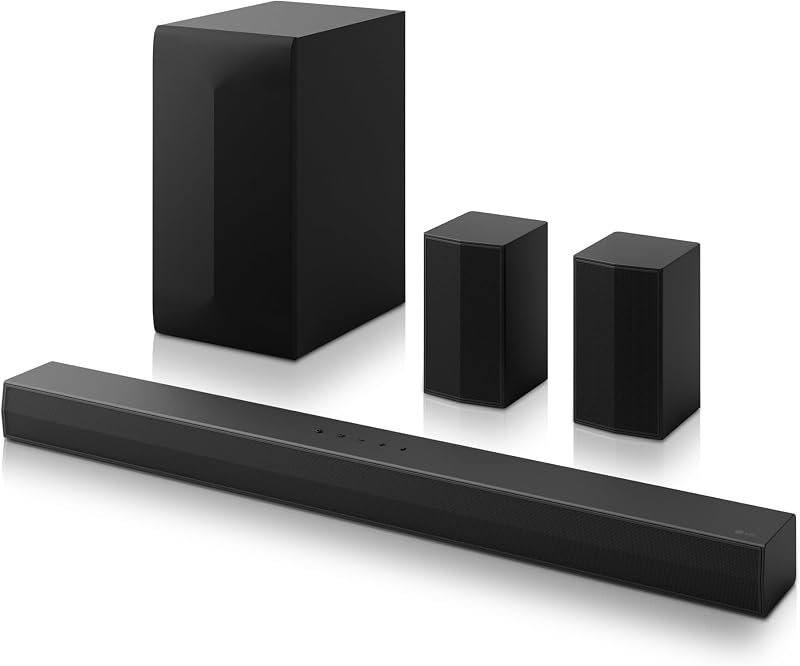 DS60TR - Barra de Sonido, Bluetooth, 440W, Negro