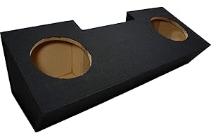 American Sound Connection ASC 2X10GMTRNK Compatible with Chevy Camaro or Pontiac Firebird Coupe 1982-1992 Dual 10" Subwoofer Hatch Sub Box Speaker Enclosure