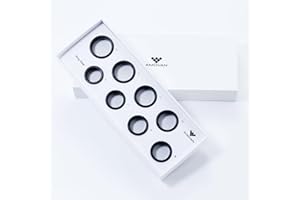 AMOVAN Smart Ring for Women Men, Fitness Tracker Ring with Body Temperature, Heart Rate, Blood Oxygen, Sleep Monitor, Calories, No Subscription Fee, IP68 Waterproof for iPhone & Android