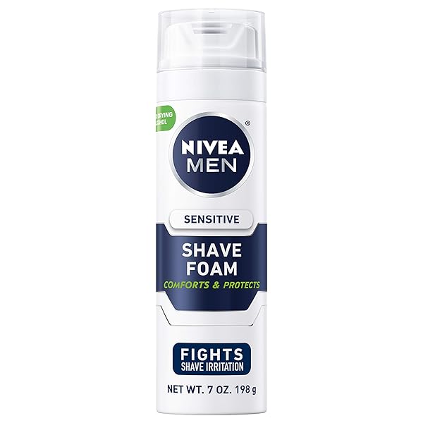 NIVEA MEN SENSITIVE SHAVE FOAM WITH VITAMIN E,...