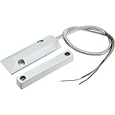 uxcell Rolling Door Contact Magnetic Reed Switch Alarm with 3 Wires for N.O./N.C. Applications OC-55