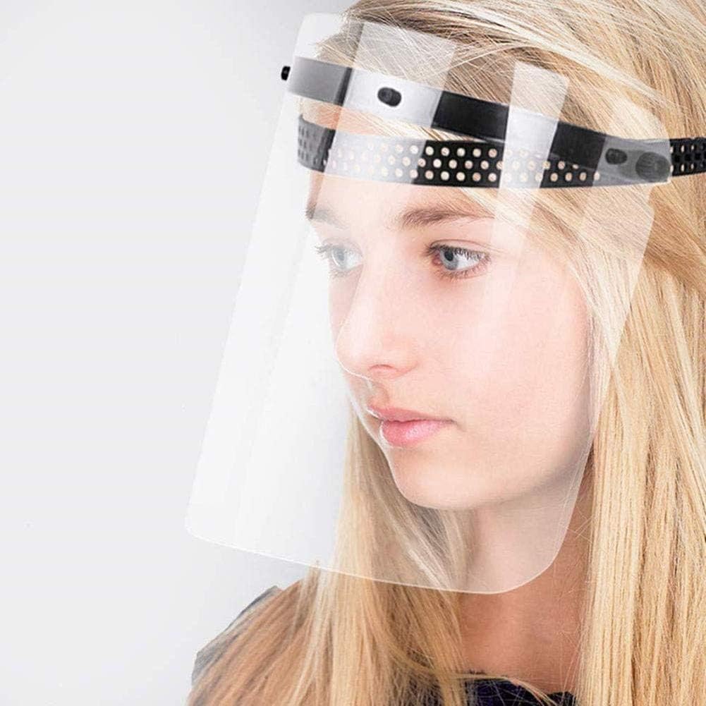 Renquen Face Shield Face Protection Transparent Face Protection for Laboratory, Household, Kitchen Use Water Dust Fog Visor Prevention for Eye Protection Mask Face Shield Visor, Eye Protection