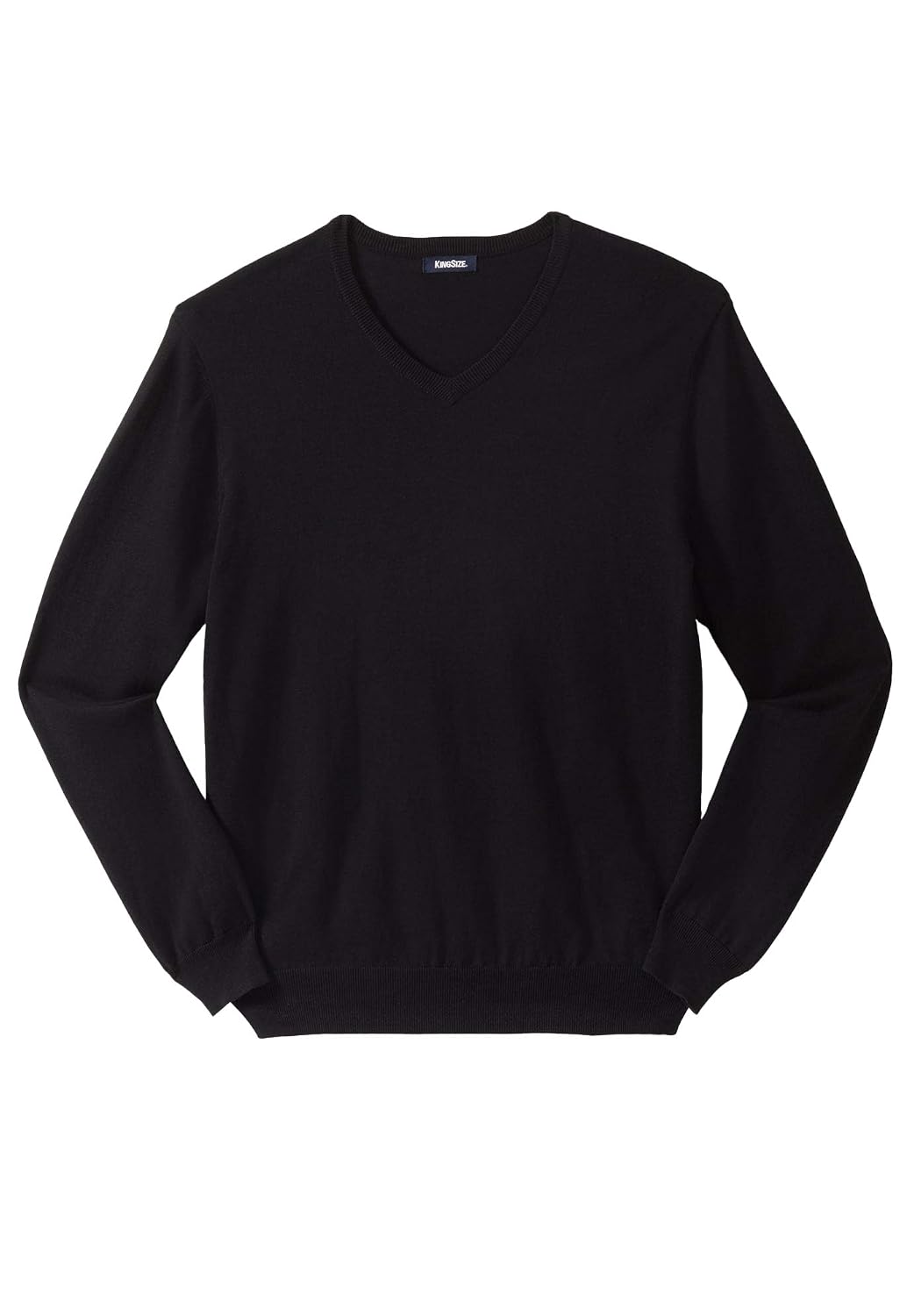 KingSize Mens Big \u0026 Tall Pima V-Neck 