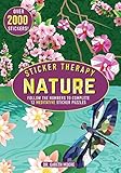 Sticker Therapy Nature: Follow the Numbers to Complete 12 Meditative Sticker Puzzles by 