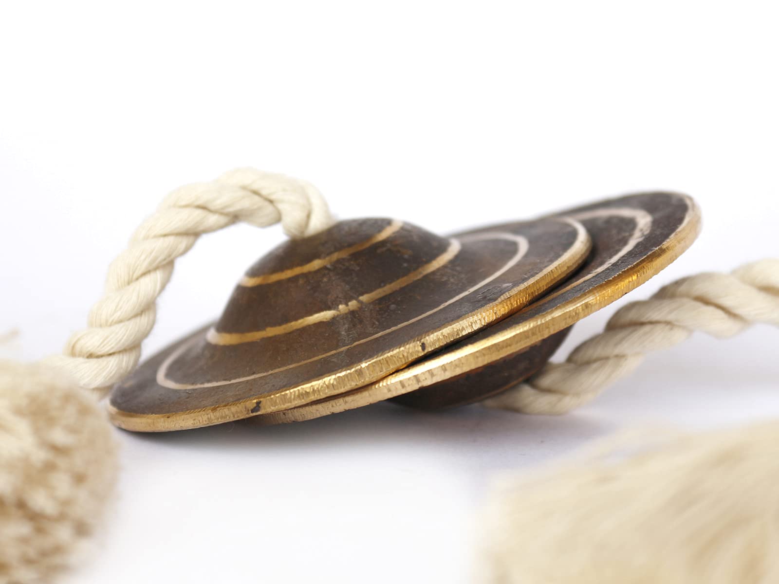 De Kulture Fonctionne Kanza Manjeera Cymbales I indien Cymbale I Pure Kanza (Maillet I Kanza (Manjeera Bell I 3 * 3 DH (pouces)