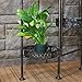 Sunnydaze Steel 10-Tier Indoor and Outdoor Folding Plant Stand – Tiered Metal Flower Pot Holder with Bronze Finish – Multi-Tiered Garden Planter Holder – 46 Inch Tall Plant Standthumb 3