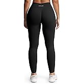 Aoxjox Women's Impact Seamless Workout Leggings Low Waist Hidden Scrunch Butt Lifting Athletic Yoga Pants 24"