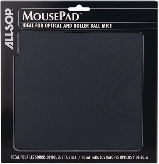 Amazon Com Allsop Basic Mouse Pad 229 Black Electronics