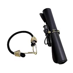 AUXBC 20PCS 6Inch Mini Black Bungee Cords with