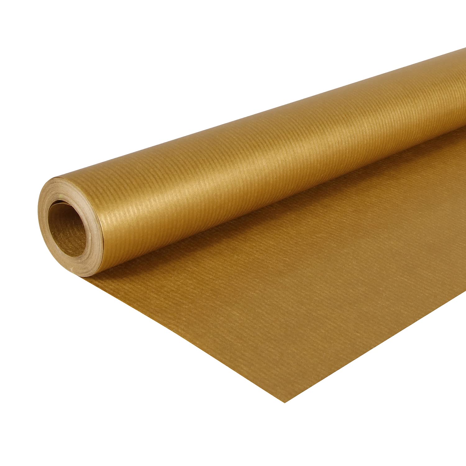 Clairefontaine 195775C - One Roll Kraft Laid Paper - Colour : Gold - Dimensions : 10x0,70 m - 65g - Gift wrapping - DIY - Crafts - Creative - Leisure — image 1