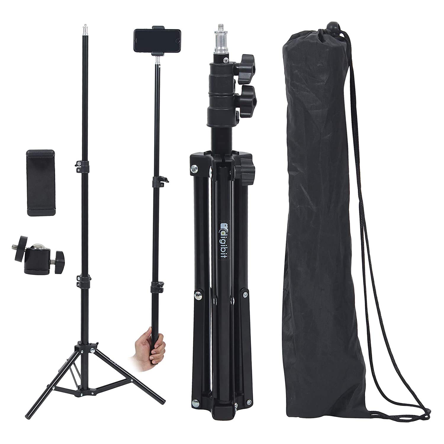 Buy DIGIBIT® Photography Tripod Light Stand for Photo Studio Ring Light Reflector Softbox, LED