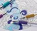 ECR4Kids GelWriter Gel Pens Set Premium Multicolor in Fabric Easel (75-Count)