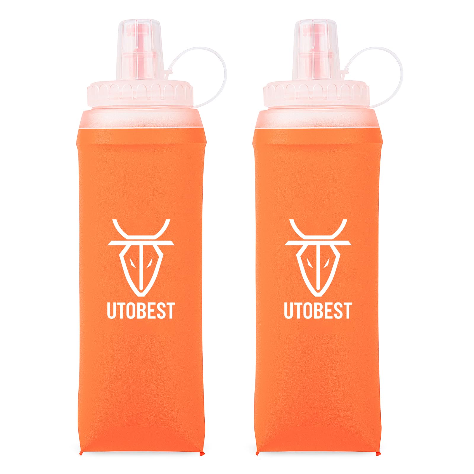 UTOBEST Soft Flask Running Water Bottle Collapsible Water Bottle for Trail Running Hydration Pack Hiking Cycling Climbing 500ML — image 1
