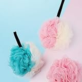 Omenluck 3Pcs Loofah Bath Shower Sponge Ball Mesh Back Scrubber Body Wash view 4