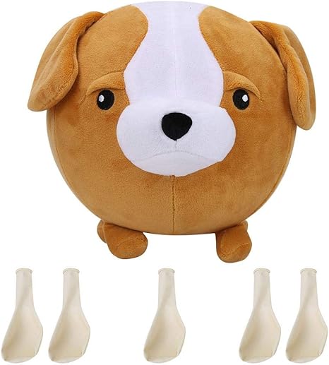 VGEBY1 Pelota de Felpa, Forma Animal Inflable Perro Gato Pelota de ...