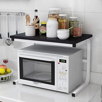 Chuan Han Organizadores de Armarios Horno de Microondas Estante ...