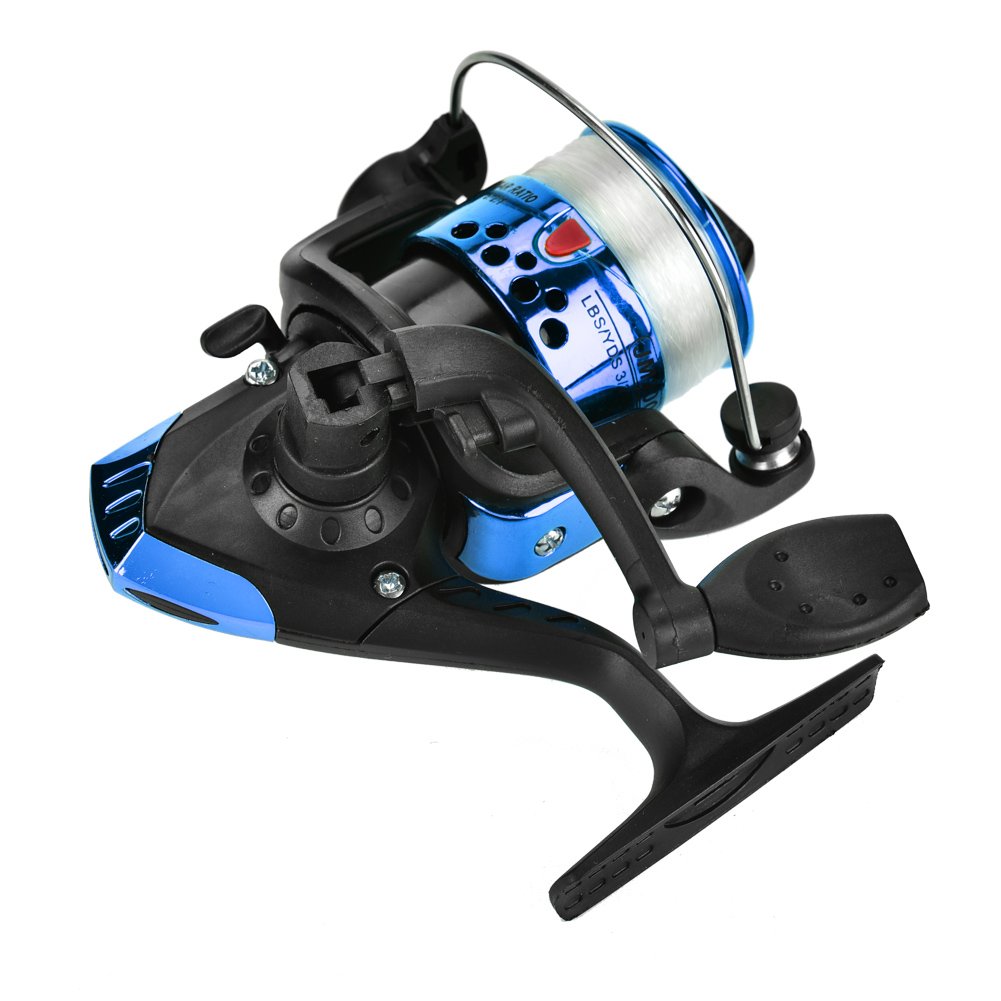 Reel,Spinning Fishing Reels Freshwater Saltwater Sea Fishing Reels Speed Ratio: 5.1 : 1 Plastic Plating Lightweight Fishing Reel Blue, Yellow, Red(Blue) £1029£10.29