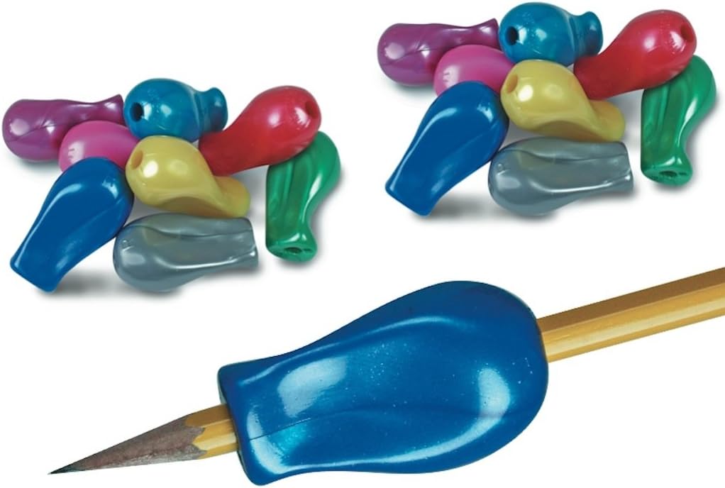 The Pencil Grip JUMBO Metallic Gripper Ergonomic Writing Aid, 6 Count Assorted Colors (TPG-11906) : Special Needs Educational Supplies : Office Products